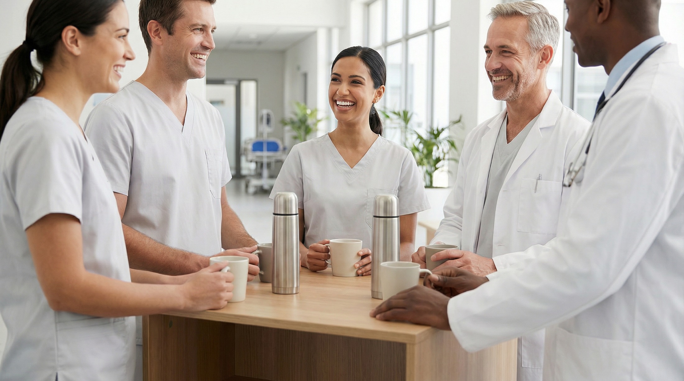 Brindes para clínicas e hospitais em ambiente de saúde profissional