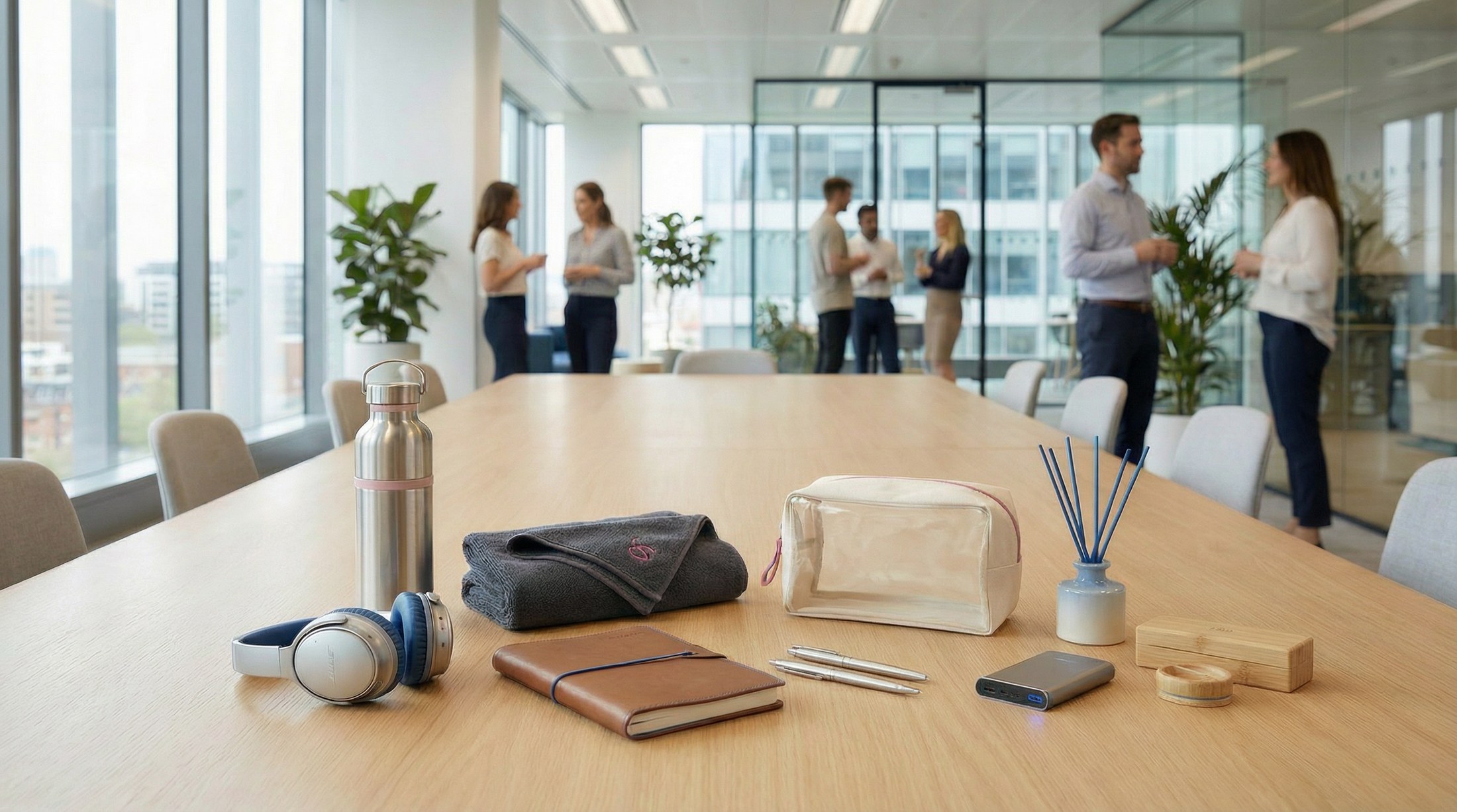 Brindes para inauguração de empresa com foco em recepção, relacionamento e lembrança de marca