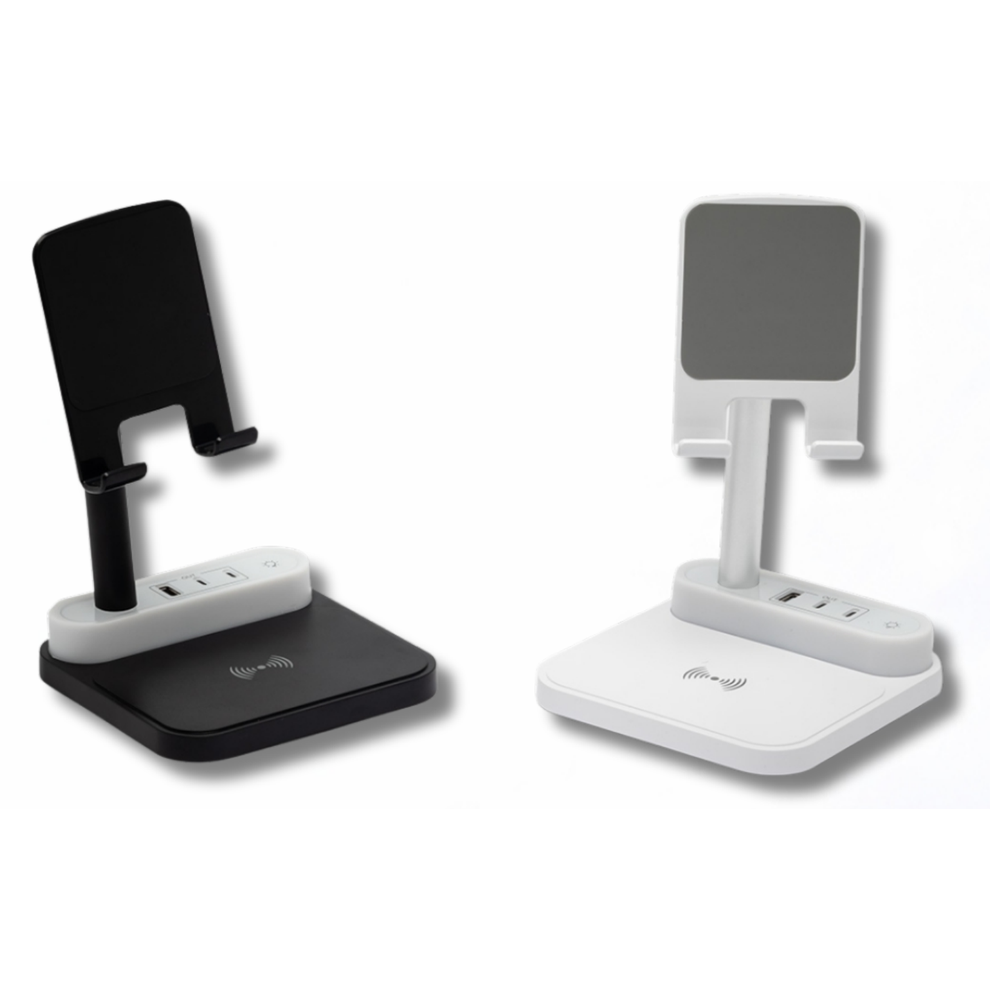 Base de Carregamento com Suporte Celular e Luminária 08000