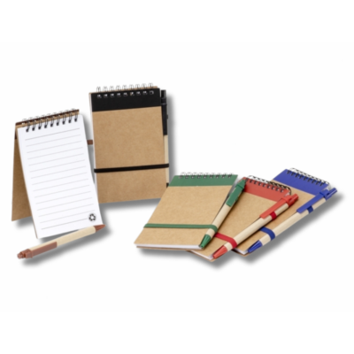 Bloco de Anotações Ecológico com Caneta 05064
