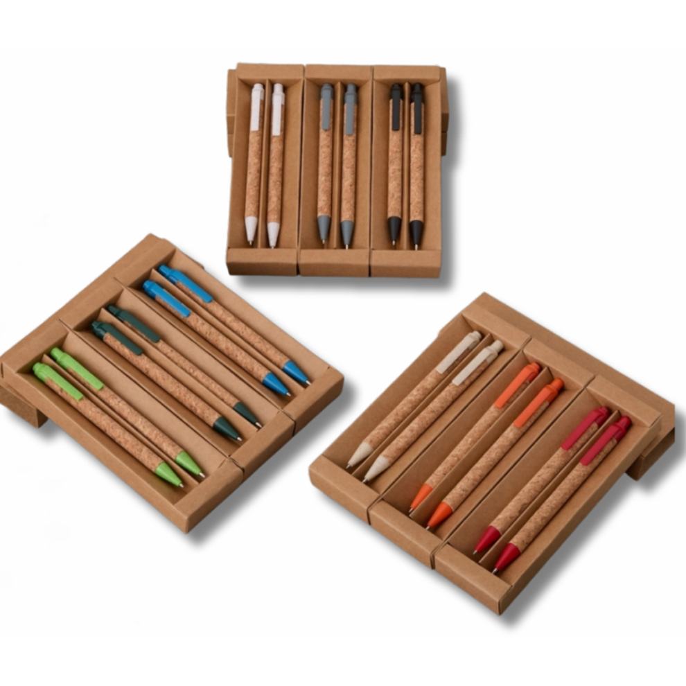 Caneta Ecológica e Lapiseira Cortiça 06083