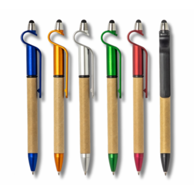 Caneta Ecológica Touch com Suporte 13499P