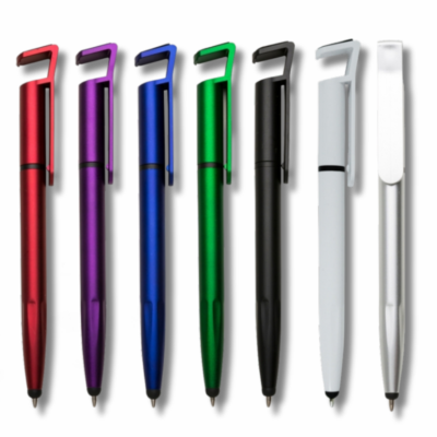 Caneta Plástica Touch com Suporte 00708