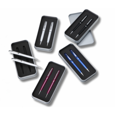 Conjunto Caneta e Lapiseira Metal 07005