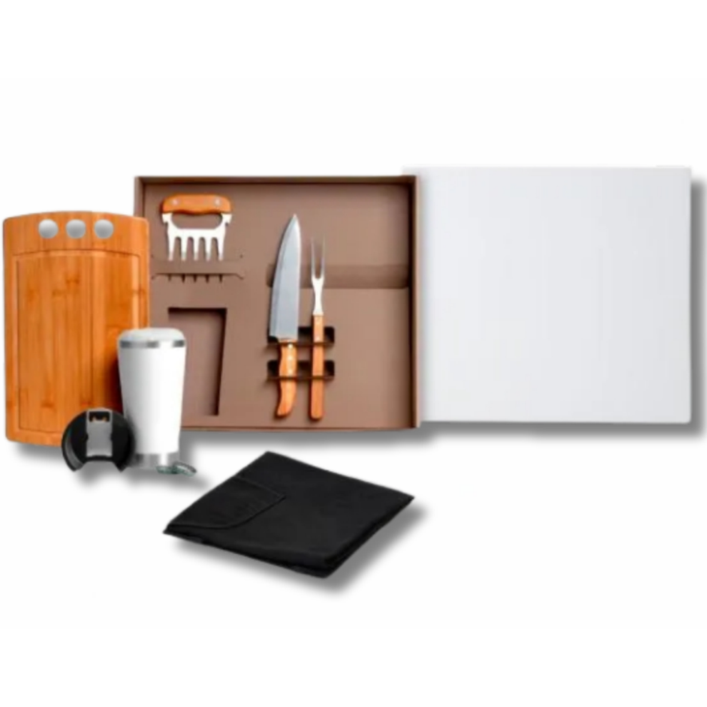 Kit Churrasco 6 Peças KT-90301 Personalizado personalizado | Deborah Brindes